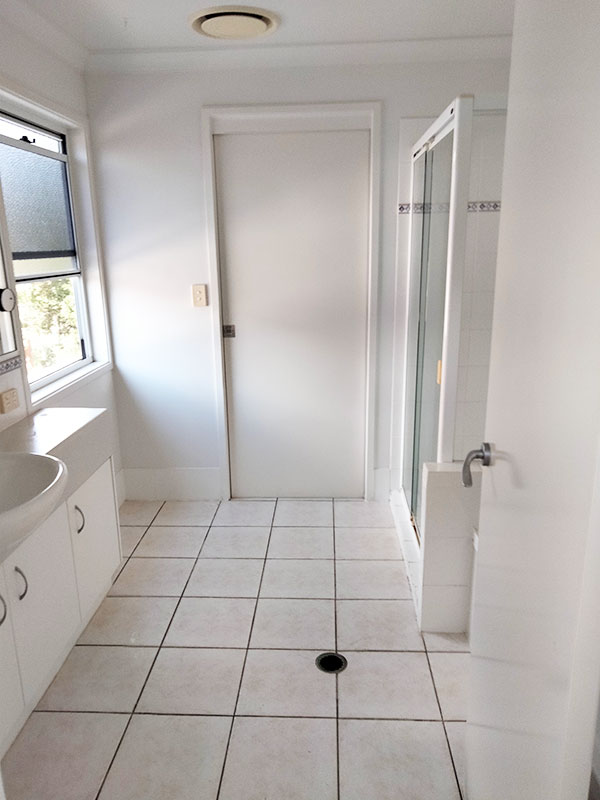 Bathroom before demolition strip out